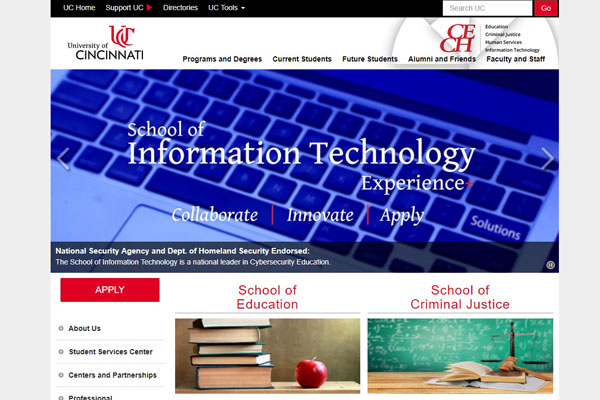 portfolio - University of Cincinnati - College of Education, Criminal Justice, and Human Services